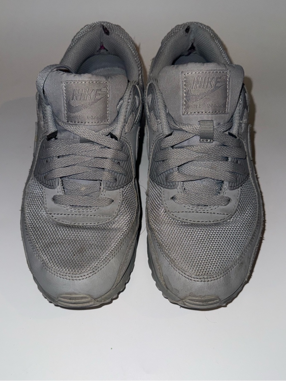 USED Nike Airmax Men's 8.5 or women’s 10 Grey Air Max Style Sneakers